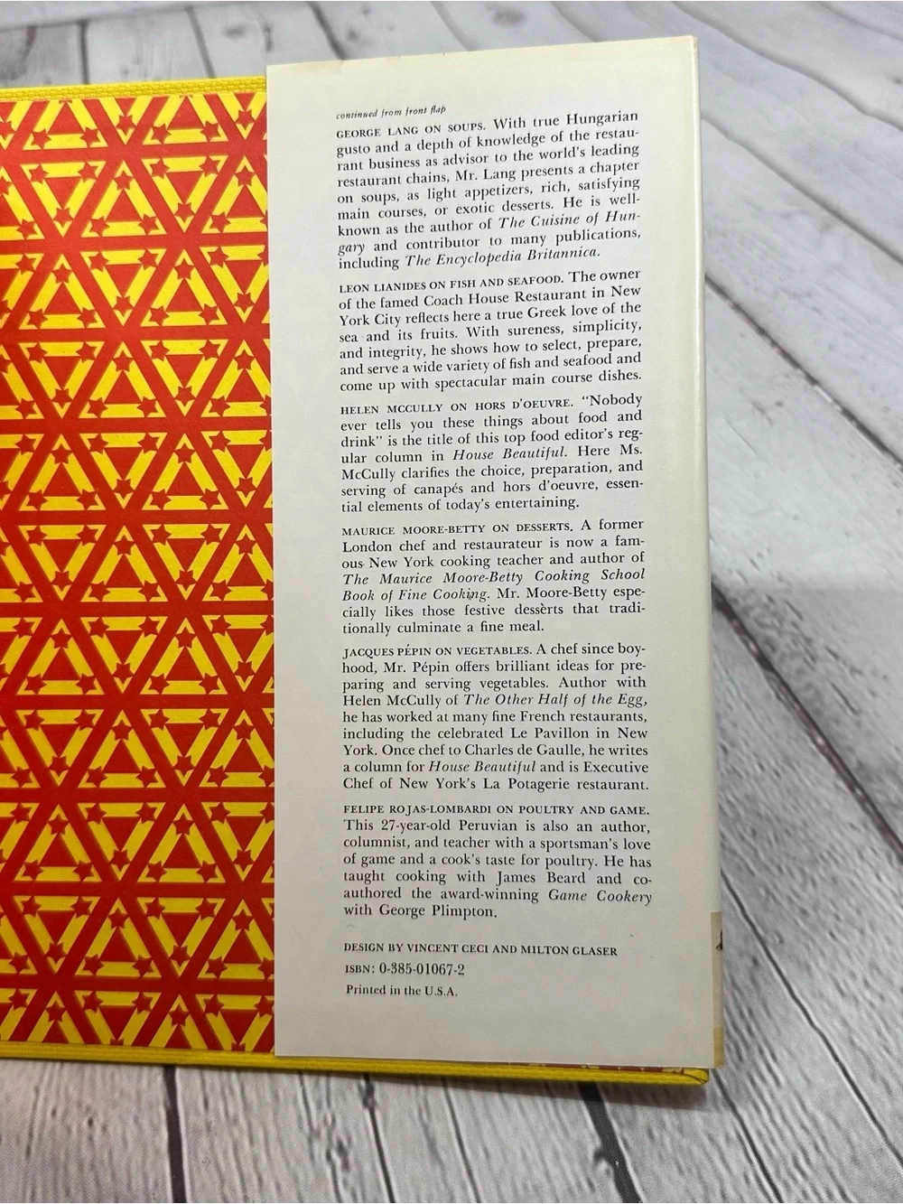 vtg 1974 The Great Cooks Cookbook hardcover retro culinary chefs collectible